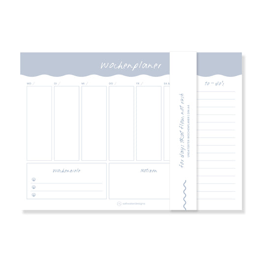 Wochenplaner Wellen undatiert