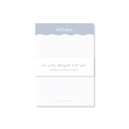Notizblock Wellen